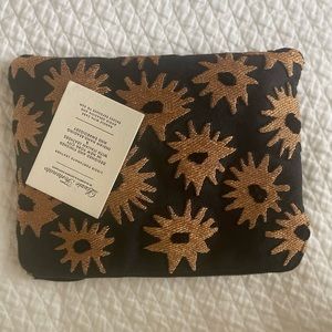 Lizzie Fortunato Embroidered clutch or crossbody/shoulder bag.